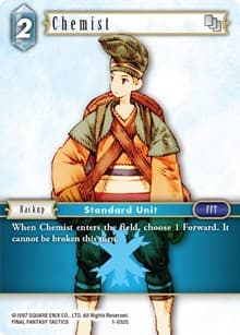 Chemist (Male Unit)