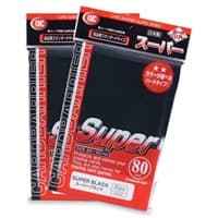 KMC Card Barrier - Super Series - Super Black (80-Pack)