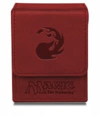 Flip Box - Red Mana for Magic with Matte Finish