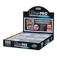 Ultra Pro Platinum Hologram Secure Standard 9-Pocket Pages - 3-Holes (100-Pack)