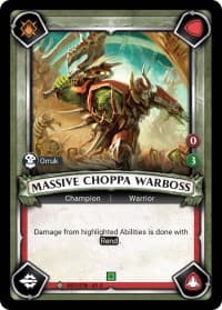 Massive Choppa Warboss (Unclaimed)