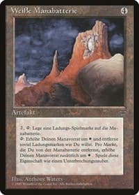 White Mana Battery (German) - "WeiBe Manabatterie"