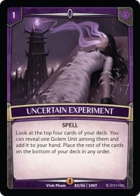 Uncertain Experiment