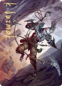 Akiri, Fearless Voyager Art Card (Gold-Stamped Signature)