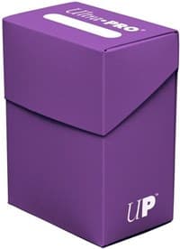 Solid Color Deck Box - Purple (No Front Logo)