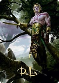 Tyvar Kell Art Card (Gold-Stamped Signature)