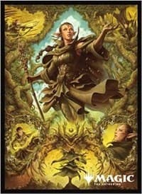 Magic: The Gathering Player's Card Sleeve - Zendikar Rising - Nissa of Shadowed Boughs (80-Pack)