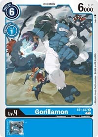Gorillamon - BT1-037 (Alternate Art)
