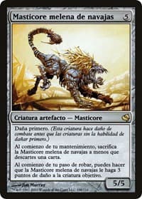 Razormane Masticore (Spanish) - "Masticore melena de navajas"