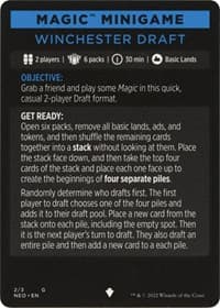 Magic Minigame: Winchester Draft
