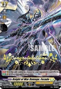 Knight of War Damage, Fosado (Hot Stamped)