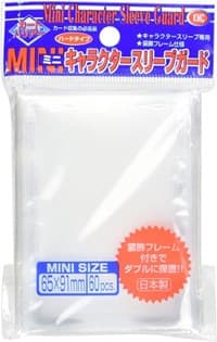 KMC Mini Sized - Character Guard Oversized Sleeves - Clear (60-Pack)