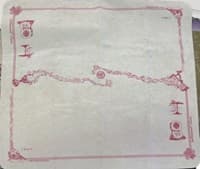 SpellGround Playmat - Limited Edition: Ivory with Maroon