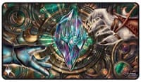 Dominaria United Stylized Planeswalker Symbol Stitched Playmat for Magic: The Gathering