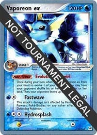 Vaporeon ex - 2006 (Jimmy Ballard)