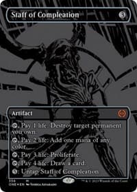 Staff of Compleation (Oil Slick Raised Foil)