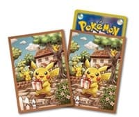 Pokemon TCG: Pokemon Center Japan Exclusive Card Sleeves - Pikachu's Gift (64-Pack)