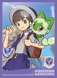 Pokemon TCG: Pokemon Center Japan Exclusive Card Sleeves - Pokemon Trainers Haruto & Sprigatito (64-Pack)