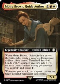 Moira Brown, Guide Author (Extended Art) (Surge Foil)