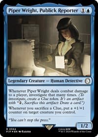 Piper Wright, Publick Reporter (Surge Foil)