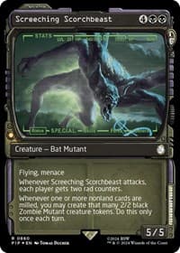 Screeching Scorchbeast (Showcase) (Surge Foil)