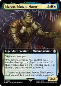Marcus, Mutant Mayor (Extended Art) (Surge Foil)