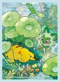 Pokemon TCG: Pokemon Center Japan Exclusive Card Sleeves - Pikachu and Sprigatito (64-Pack)