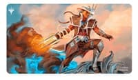 Outlaws of Thunder Junction Annie Flash, The Veteran Standard Gaming Playmat for Magic: The Gathering