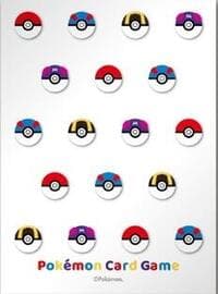 Pokemon TCG: Pokemon Center Japan Exclusive Card Sleeves - Pokeball collection (64-Pack)