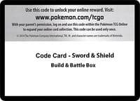 Code Card - Sword & Shield Build & Battle Box