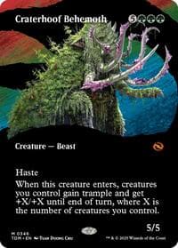 Craterhoof Behemoth (Borderless)