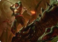 Sarkhan's Resolve Art Card (18/54)