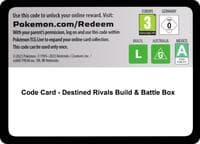Code Card - Destined Rivals Build & Battle Box