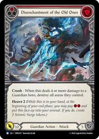 Disenchantment of the Old Ones