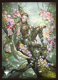 Golden Week Holiday Season Standard Deck Protector Sleeves for Magic: The Gathering - Nissa, Resurgent Animist (100-pack)